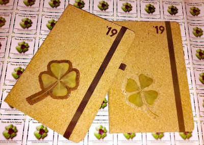 Agenda Cortiça A5 Trevo 4 Folhas